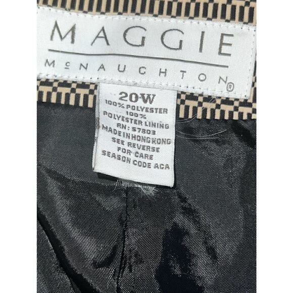 Maggie McNauchton jacket zip up long sleeve faux pockets long sleeve size 20W - Picture 6 of 6